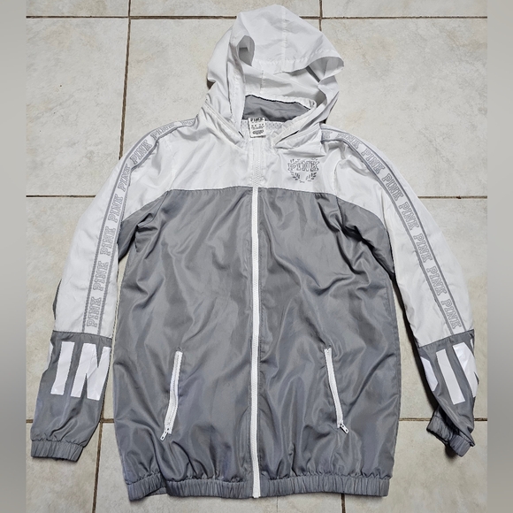 Vs Victoria's Secret pink windbreaker jacket xs s - Picture 1 of 4